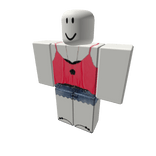 Flattering Morning Rose Top with Denim Skirt