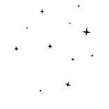 Floating Black Sparkling Shine