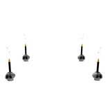 Floating Skull Candles