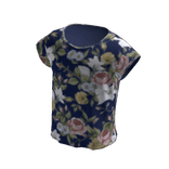 Floral Blouse - Blue