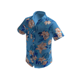 Floral Button Down - Blue