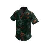 Floral Button Down - Forest