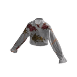 Floral Gold Collar Shirt