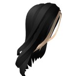 Flowy hair in black and blonde