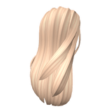 Flowy hair in blonde