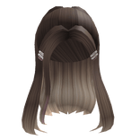 Flowy Sleek PonyTail w/ Clips In Caramel