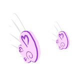 👼 Fluffy Angel Wings Crown - White and Purple👼