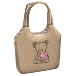Fluffy Bear Tote Bag
