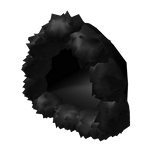 Fluffy Black Winter Hood