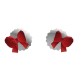 Fluffy Bow Pom poms 🎄♥