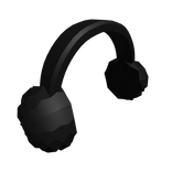 Fluffy Earmuffs In Black