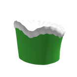 Fluffy Elf Green Christmas Top