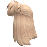Fluffy Half Up Messy Bun (Blonde)