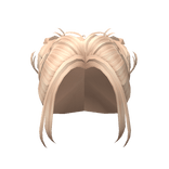 Fluffy Messy Buns in Blonde