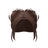 Fluffy Messy Buns in Brown