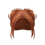 Fluffy Messy Buns in Ginger