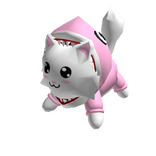 Fluffy Pink Shark Kitten