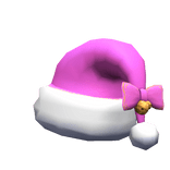 Fluffy Santa Hat Christmas Pink