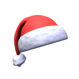 Fluffy Side Ways Santa Hat