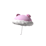 Fluffy Umbrella Pink