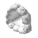 Fluffy White Winter Hood