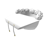 Fluffy White Winter Hoodie 1.0