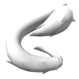 Fluffy White Wrap-Around Tail