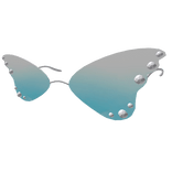 Fluttering Butterfly Glasses Blue