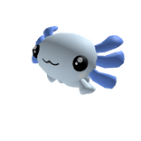 Flying Blue Axolotl Friend