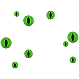 Following Eye Aura (Green)