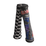 Forever21 Art Denim Graffiti Jeans Split