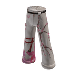 Forever21 Art Denim Sakura Jeans White