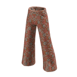 Forever21 Flared Floral Pants - Coral