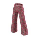 Forever21 Flared Floral Pants - Pink