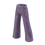 Forever21 Flared Floral Pants - Purple