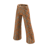 Forever21 Flared Floral Pants - Tangerine