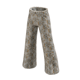 Forever21 Flared Floral Pants - White