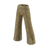 Forever21 Flared Floral Pants - Yellow