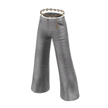 Flared / forbidden black-grey pants - Roblox