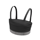 Forever21 Logo Crop Top Grey