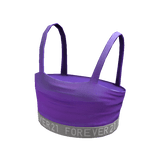 Forever21 Logo Crop Top Purple