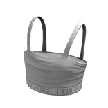 Forever21 Logo Crop Top White