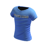 Forever21  T-Shirt Blue/Black Prank King