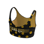 Forever21 Tank Black Smiley Prank Queen