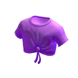  Forever21 White Graphic Crop T-Shirt Purple