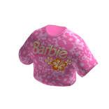 Forever 21 Barbie Flower T-shirt
