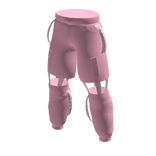 Forever 21 Cargo Pants Baby Pink/White