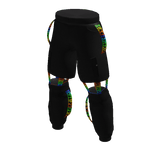 Forever 21 Cargo Pants Black/Rainbow