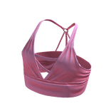 Forever 21 Cross Front Crop Baby Pink