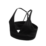 Forever 21 Cross Front Crop Black